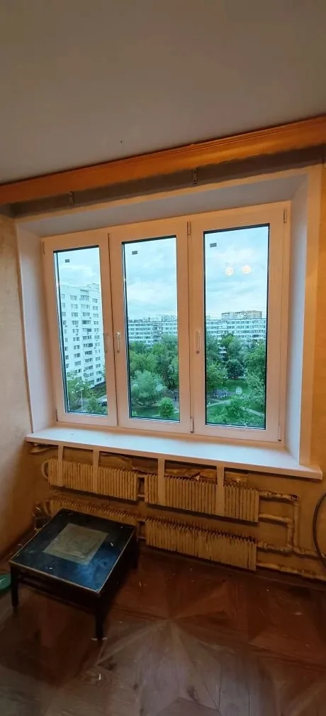 Установленные пластиковые окна