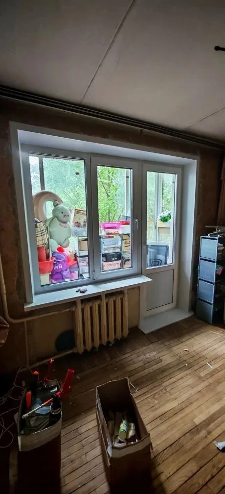 Установленные пластиковые окна